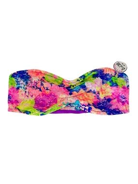 NWT Y2K Victoria’s Secret PINK Neon Lace Bandeau Top – Size M – 2013 Collection